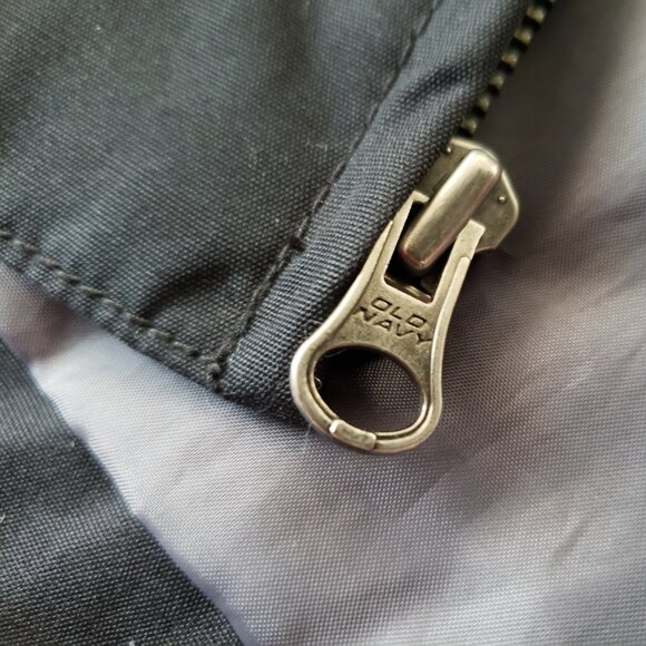 Old Navy Vintage Gas Station Jacket (Black, M) Y2K - Picture 6 of 10